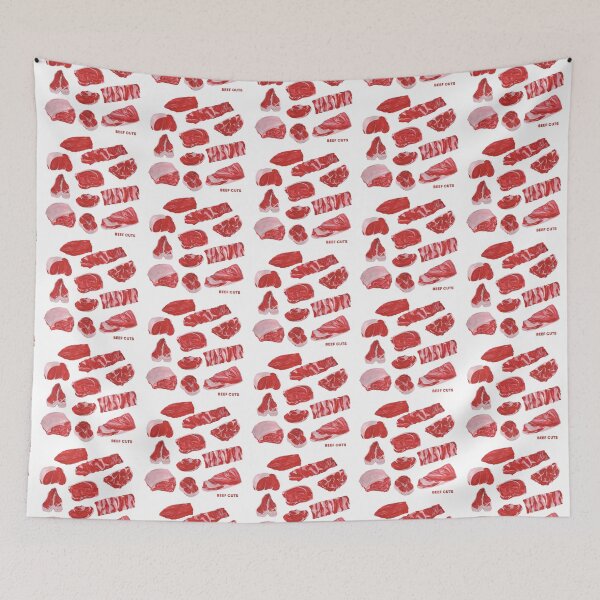 Item preview, Beef Cuts for the Meat Lover painting designed and sold by louweasely.