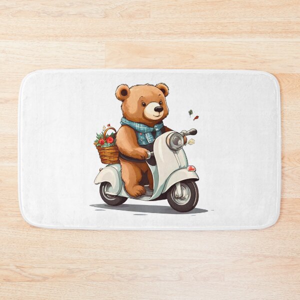 Item preview, Scooter-Riding Bear Fun 2 designed and sold by Tom-Johnson.