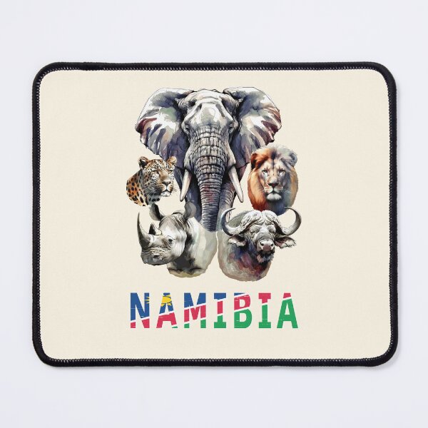Item preview, Namibia Big 5 Watercolor in Line and Wash for Namibia Fans designed and sold by Scotch Macaskill.