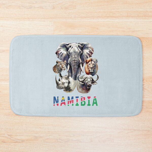 Item preview, Namibia Big 5 Watercolor in Line and Wash for Namibia Fans designed and sold by Scotch Macaskill.