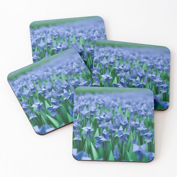 Item preview, Origami Art - Bluebell Meadow: A Symphony of Blooms designed and sold by ArtfulFolds.