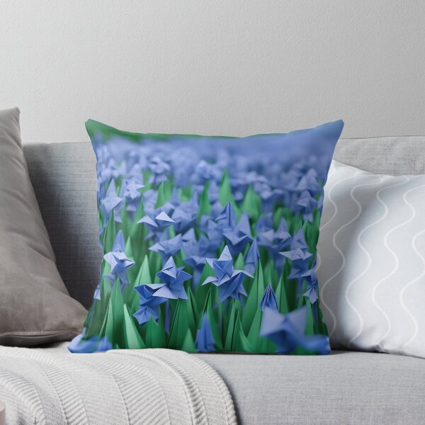 Item preview, Origami Art - Bluebell Meadow: A Symphony of Blooms designed and sold by ArtfulFolds.