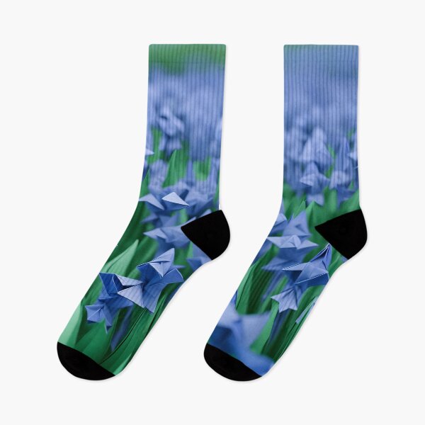Item preview, Origami Art - Bluebell Meadow: A Symphony of Blooms designed and sold by ArtfulFolds.