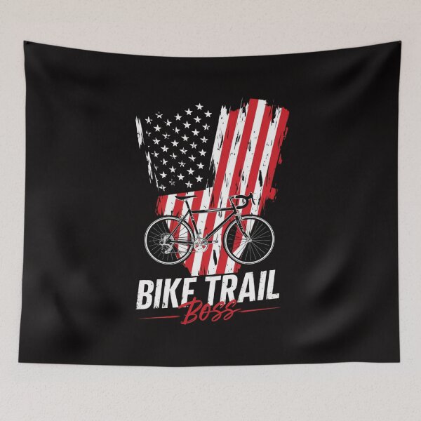 Item preview,  Bike Trail Boss designed and sold by HOMEDESIGNPRINT.