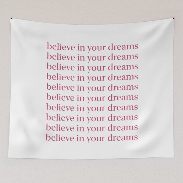 Item preview, Believe in Your Dreams Pastel Aesthetic Pinterest Minimalist Art Design designed and sold by pointense.
