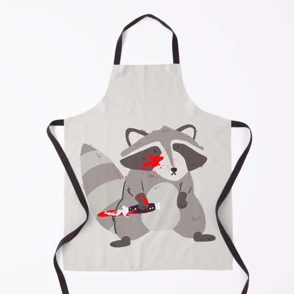 Item preview, Racoon with Switch blade... *Cutely designed and sold by Childish by Design.