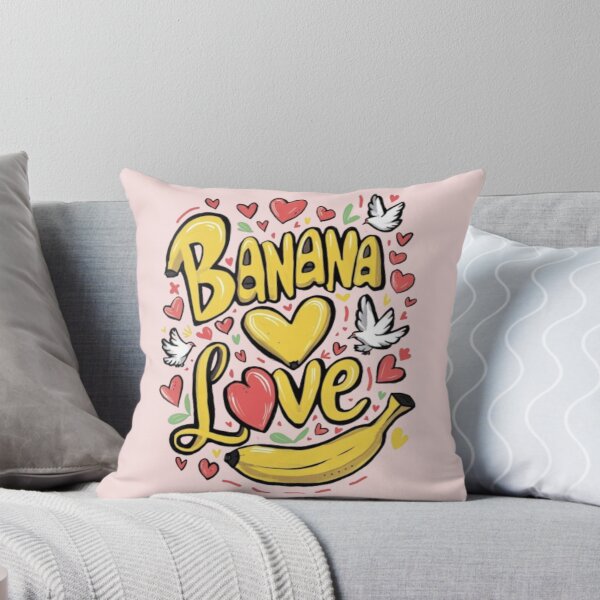 Item preview, Banana Love - Whimsical Quote Design designed and sold by DesigntshirtWB.