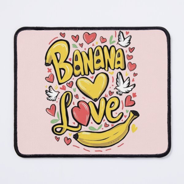 Item preview, Banana Love - Whimsical Quote Design designed and sold by DesigntshirtWB.