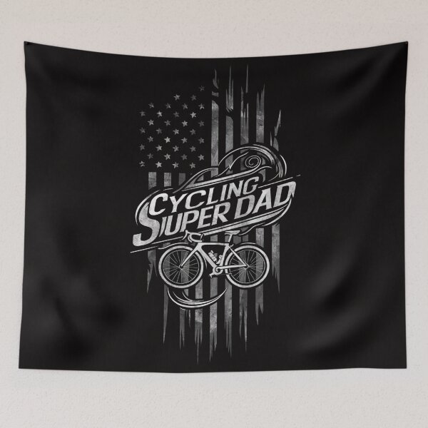 Item preview, Cycling Superdad designed and sold by HOMEDESIGNPRINT.