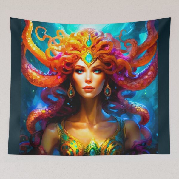 Item preview, the red gorgon designed and sold by janjacbu.