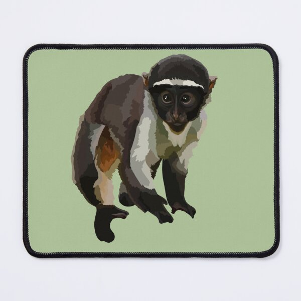Item preview, R is for Roloway Monkey,Roloway Monkey: The Rare and Endangered Primate of West Africa designed and sold by PrettylittlepastelUk.