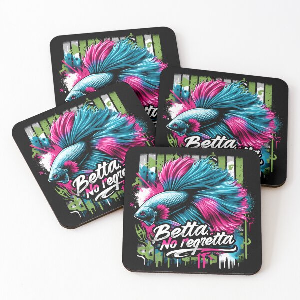 Item preview, Betta Fish Love Without Regrets, Cool Saying designed and sold by FinFriends.