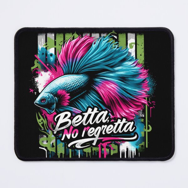Item preview, Betta Fish Love Without Regrets, Cool Saying designed and sold by FinFriends.