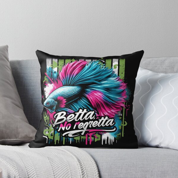 Item preview, Betta Fish Love Without Regrets, Cool Saying designed and sold by FinFriends.