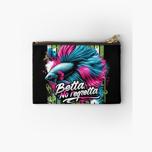 Item preview, Betta Fish Love Without Regrets, Cool Saying designed and sold by FinFriends.
