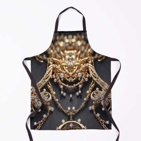 Item preview, collection jewelry necklace with luxurious gold and diamonds designed and sold by Carlos Gudino.