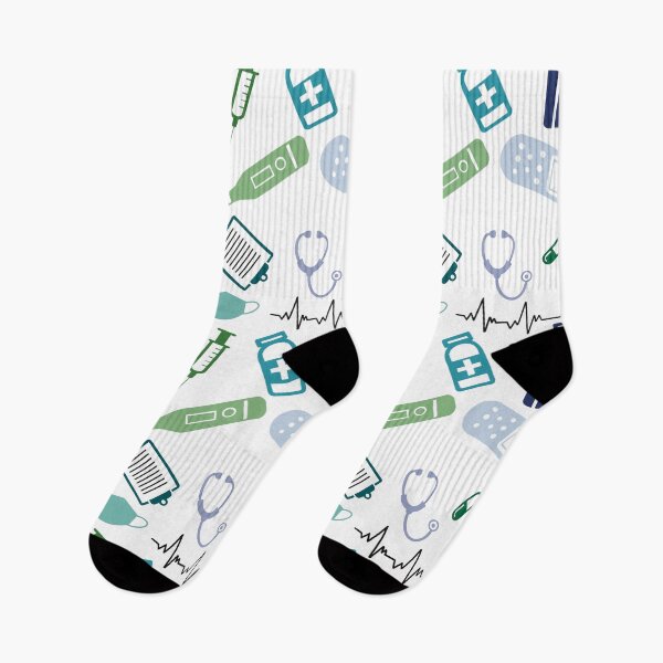 Item preview, Seamless Nurse or Doctor pattern designed and sold by TheMuddyCatCo.