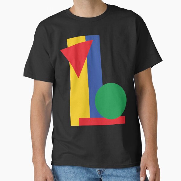 GEOMETRIC COLORS LETTER L Classic T-Shirt