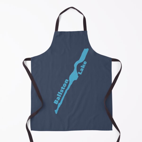 Item preview, Ballston Lake in blue with words designed and sold by Ideas-BYDESiGN.