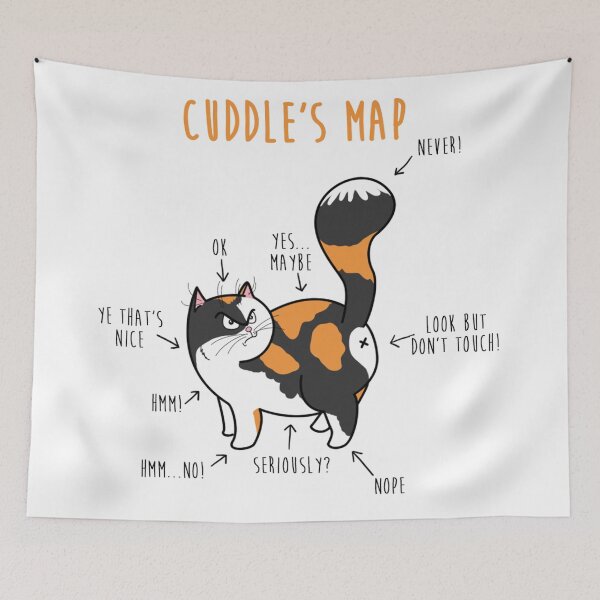 Item preview, Cuddle's map designed and sold by Freecheese.