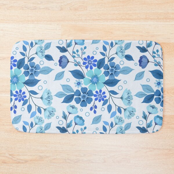 Item preview, Blue Ocean Flower Pattern Colorful designed and sold by E&M.