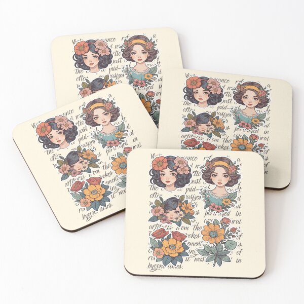 Item preview, Vintage 20s style romantic girls by CallisC Arts ⭐⭐⭐⭐⭐ designed and sold by CallisC-Arts.