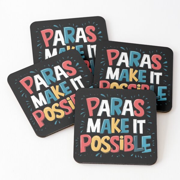 Item preview, "Paras Make It Possible" Educator Appreciation Shirt designed and sold by AI-volution.