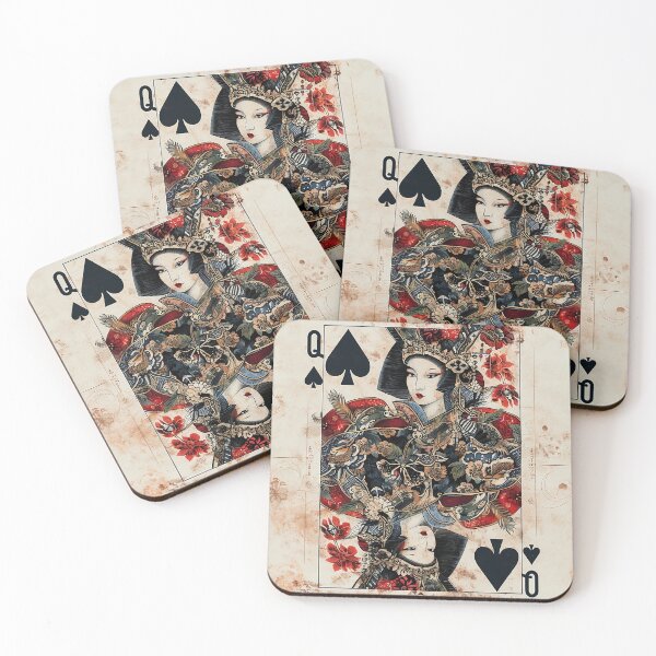 Item preview, Japanese Queen of Spades designed and sold by Tirsot.