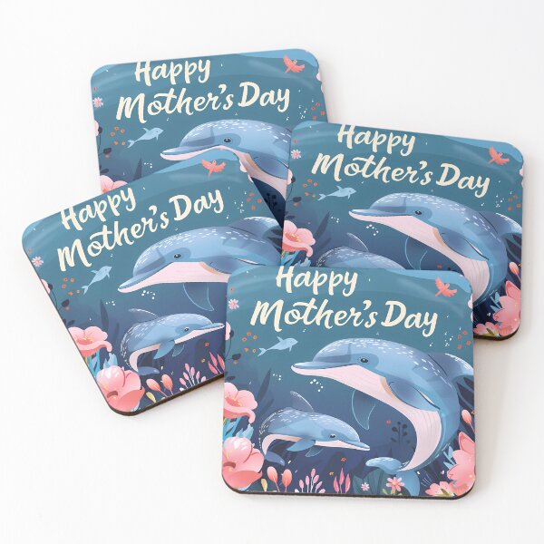 Item preview, Happy Mother's Day Dolphin designed and sold by PawPrintStyles.