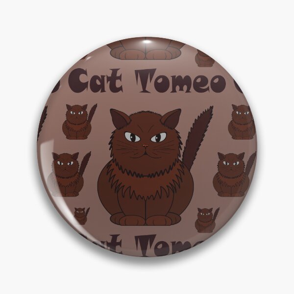 Item preview, Pattern with Cat Tomeo is brown color designed and sold by Cherevan.