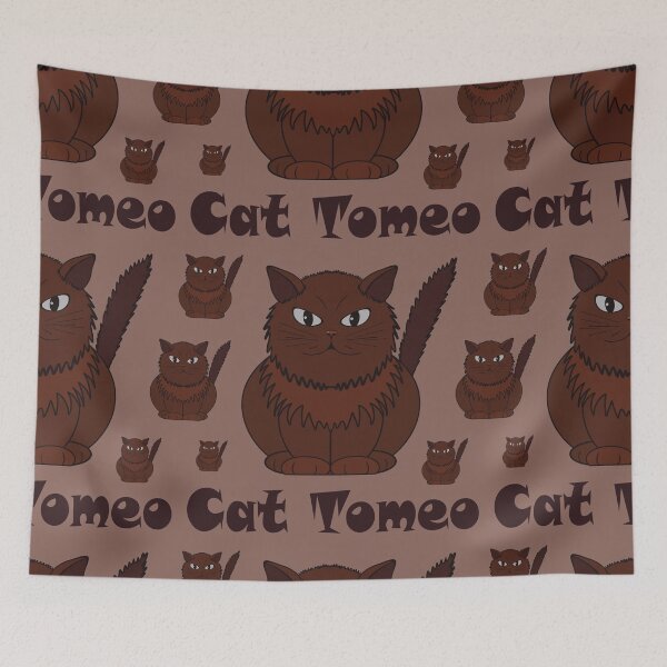 Item preview, Pattern with Cat Tomeo is brown color designed and sold by Cherevan.