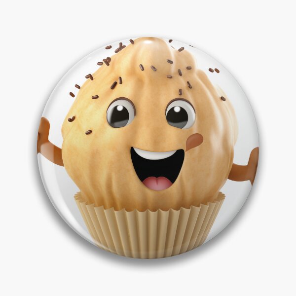 Item preview, Cute happy smiling muffin designed and sold by GoodThings66.