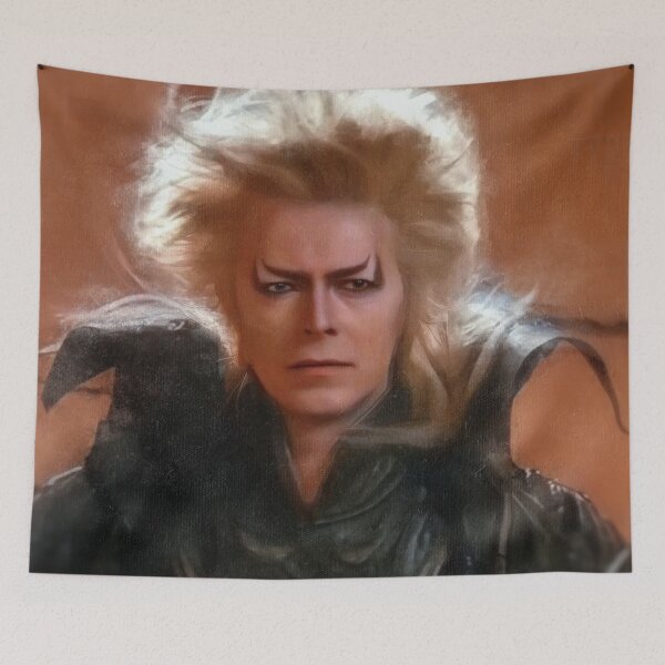 Item preview, Labyrinth King of Goblins Bronze Painted Portrait designed and sold by orionlodubyal.
