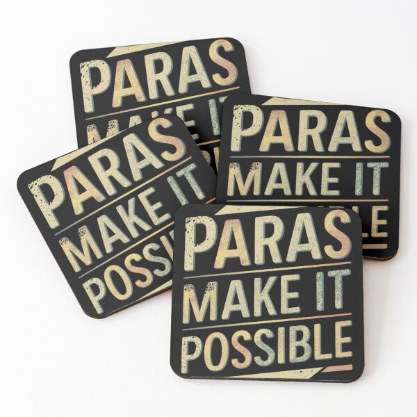 Item preview, "Paras Make It Possible" Gratitude Educator Tee designed and sold by AI-volution.