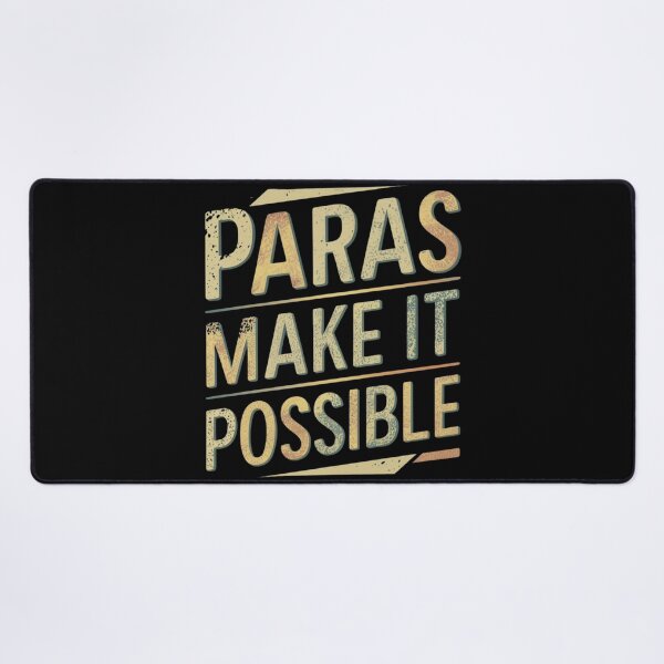 Item preview, "Paras Make It Possible" Gratitude Educator Tee designed and sold by AI-volution.