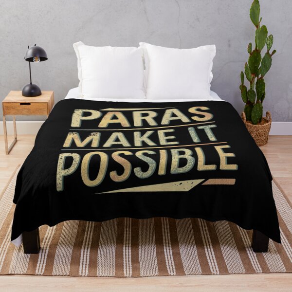Item preview, "Paras Make It Possible" Gratitude Educator Tee designed and sold by AI-volution.