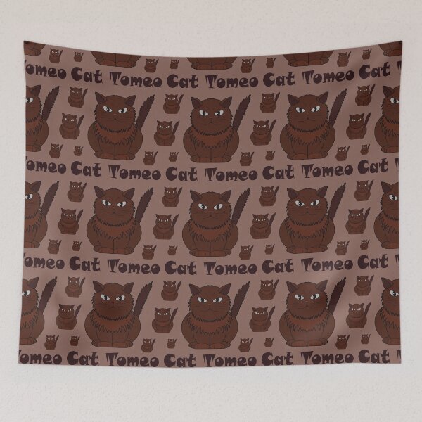 Item preview, Pattern with Cat Tomeo is brown color designed and sold by Cherevan.