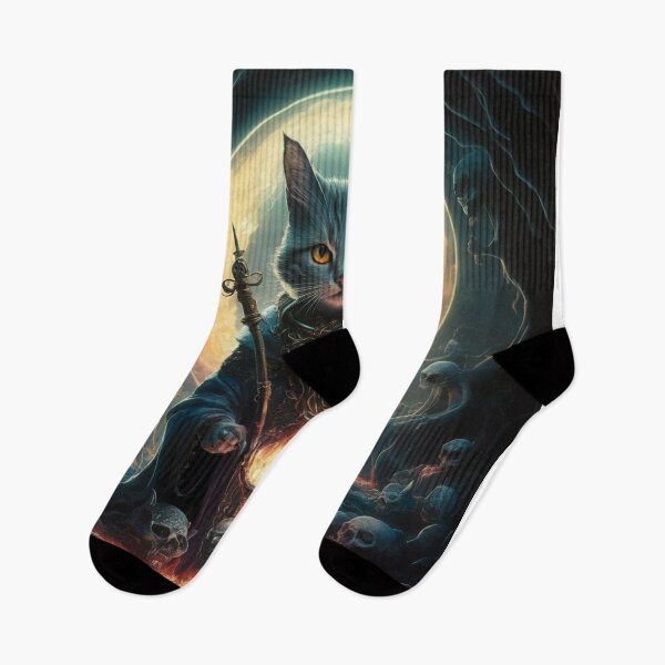 Item preview, CAT NECROMANCER. FUNNY WIZARD CAT LOVER  designed and sold by Obinne.