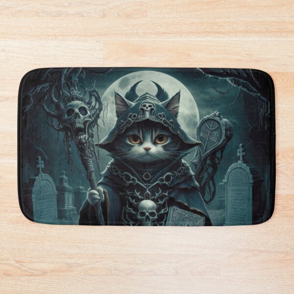 Item preview, CAT NECROMANCER. FUNNY WIZARD CAT LOVER  designed and sold by Obinne.