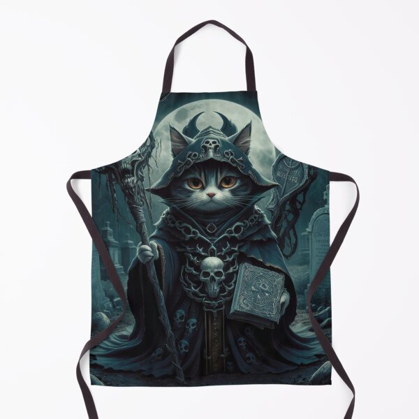 Item preview, CAT NECROMANCER. FUNNY WIZARD CAT LOVER designed and sold by Obinne.