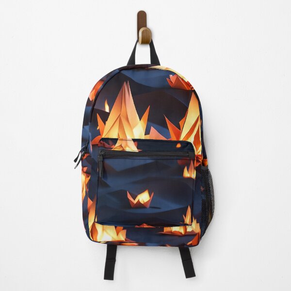 Item preview, Origami Art - Nightfire Revelry: Dancing Flames under the Stars designed and sold by ArtfulFolds.