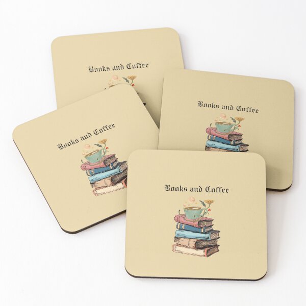 Item preview, Books and Coffee designed and sold by mckennadraws.
