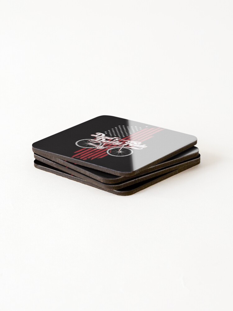 Thumbnail 4 of 5, Coasters (Set of 4), Dad's Daily Ride designed and sold by HOMEDESIGNPRINT.
