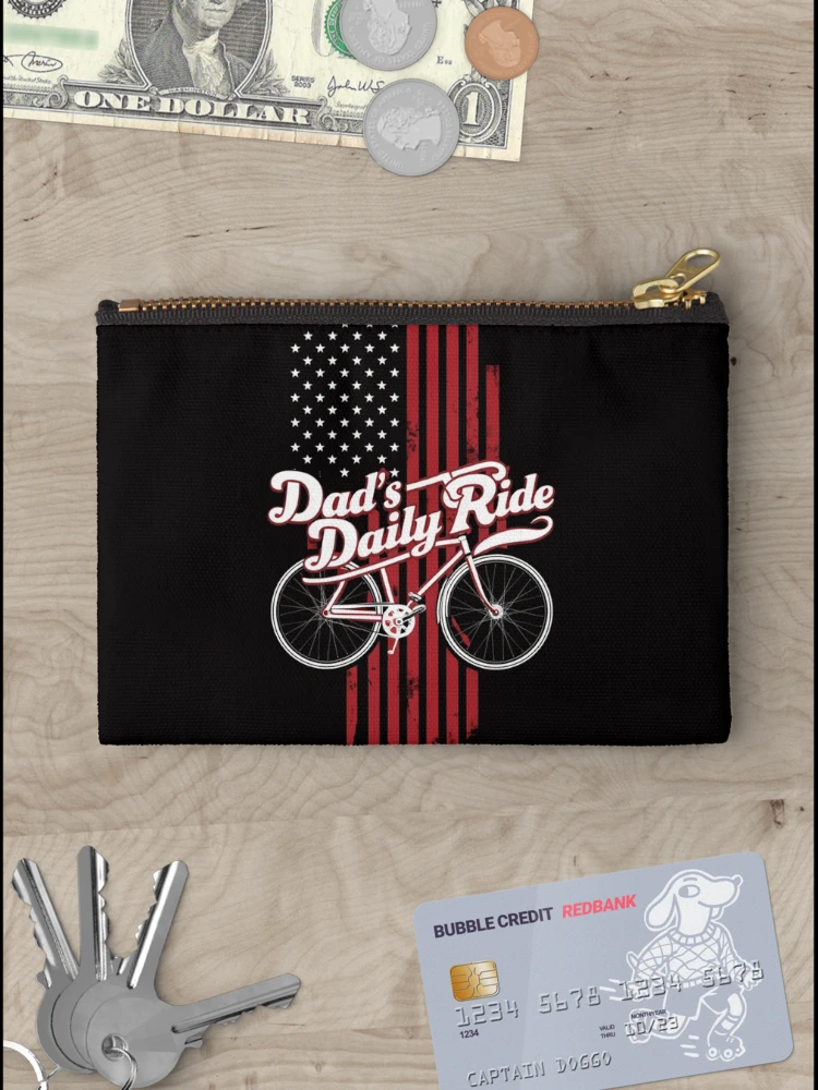 Thumbnail 3 of 4, Zipper Pouch, Dad's Daily Ride designed and sold by HOMEDESIGNPRINT.