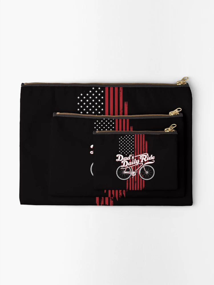 Thumbnail 2 of 4, Zipper Pouch, Dad's Daily Ride designed and sold by HOMEDESIGNPRINT.
