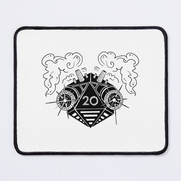 Item preview, Arcane cannon dice: Dnd artificer artillerist subclass d20 (black) designed and sold by TheDoodlemancer.