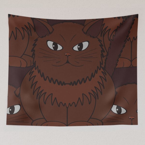 Item preview, Pattern with Cat Tomeo is brown color designed and sold by Cherevan.