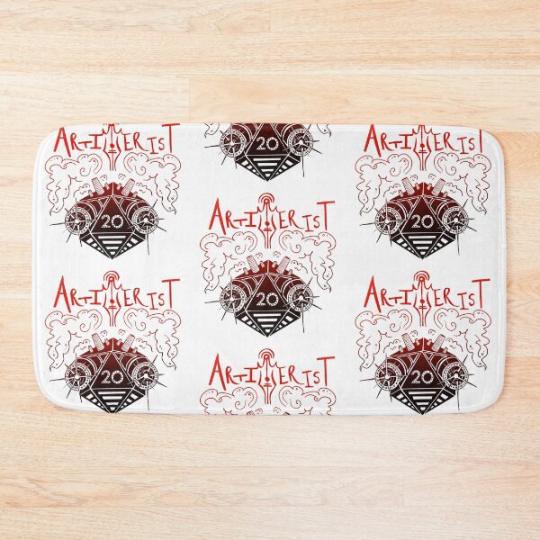 Item preview, Arcane Cannon dice: Dnd artificer artillerist subclass d20 (light fire text) designed and sold by TheDoodlemancer.