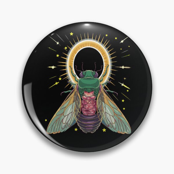 Item preview, Total Solar Eclipse Cicada Double Emergence Nature's Phenom designed and sold by BOUCHERIT amine.