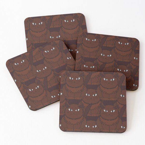 Item preview, Pattern with Cat Tomeo is brown color designed and sold by Cherevan.